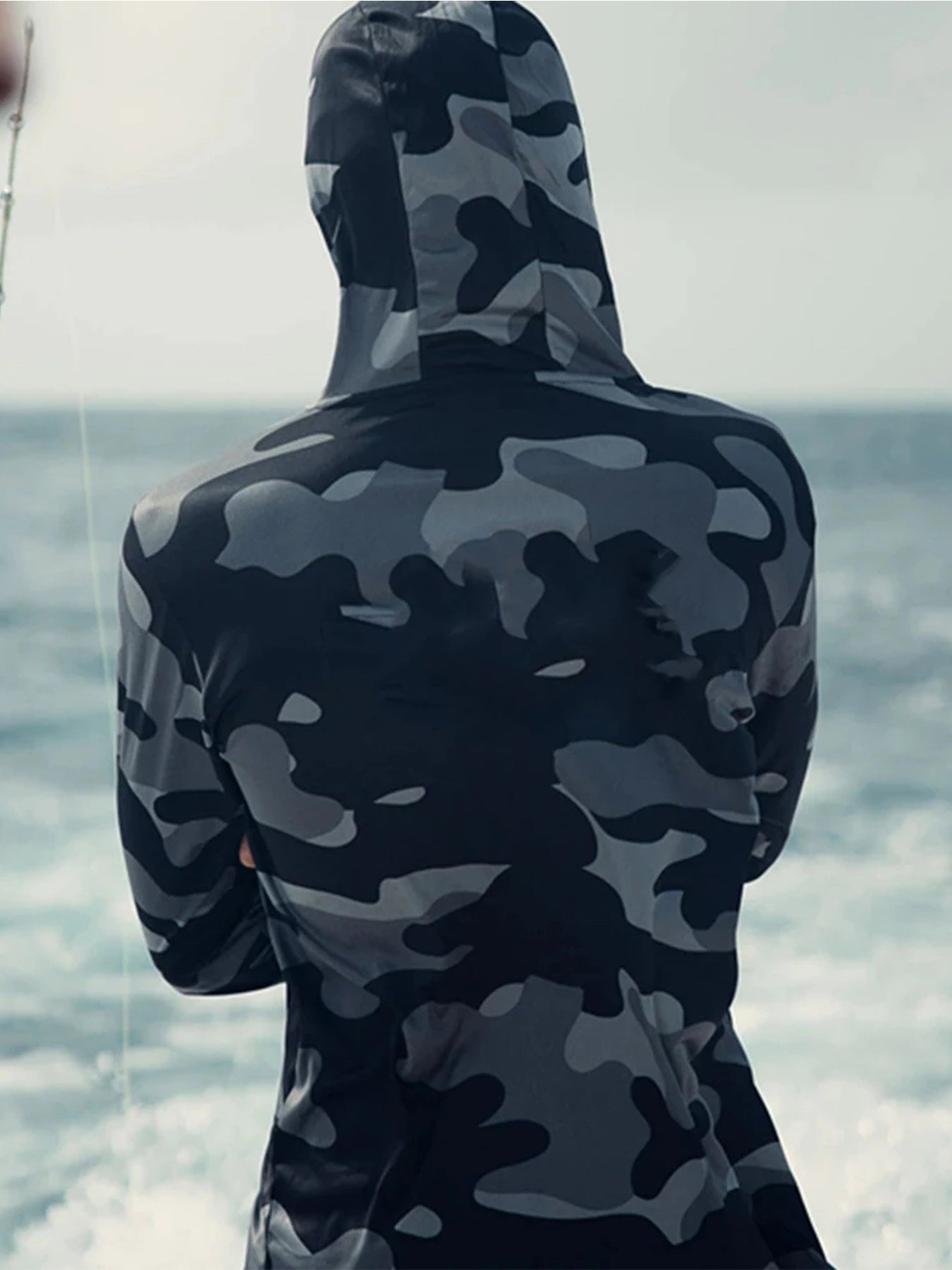 Fishing Hoodie with Face mask