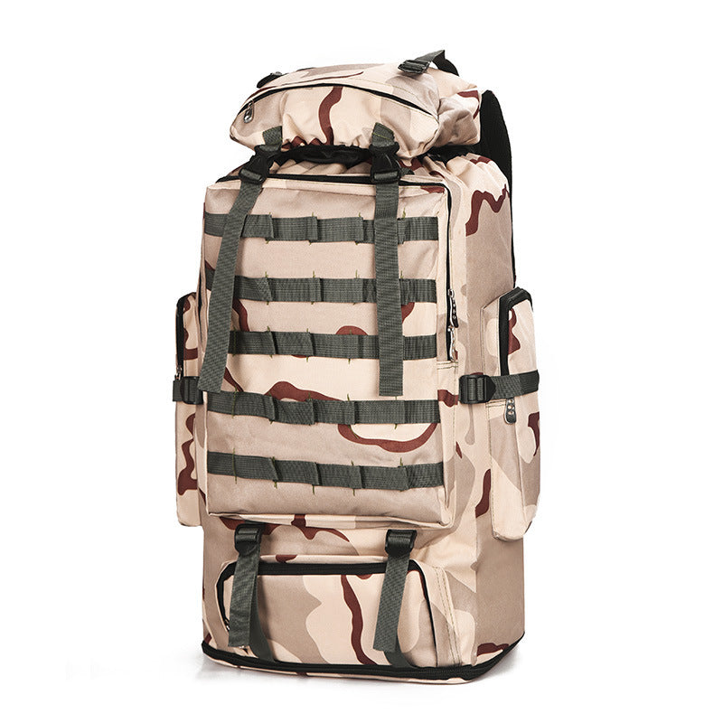 Large capacity outdoor backpack 100L