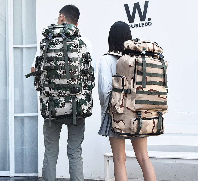 Large capacity outdoor backpack 100L