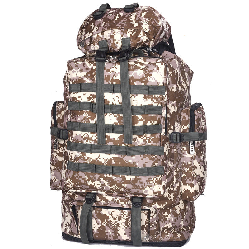 Large capacity outdoor backpack 100L