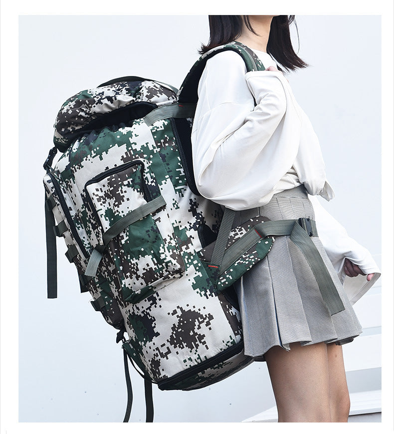 Large capacity outdoor backpack 100L