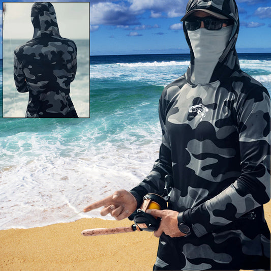 Fishing Hoodie with Face mask