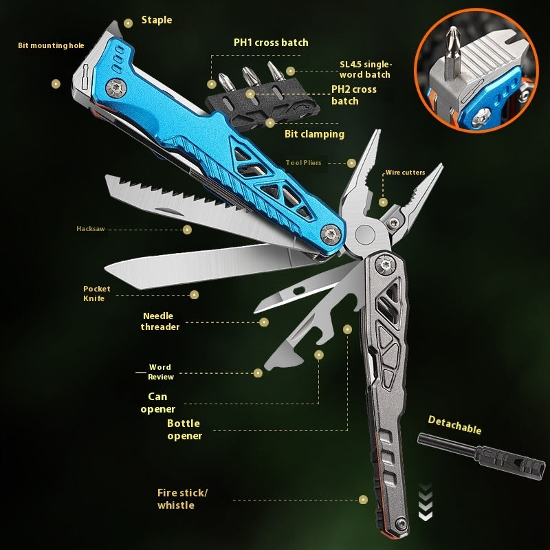 Outdoor Multifunctional Vehicle Multitool Pocket Tools
